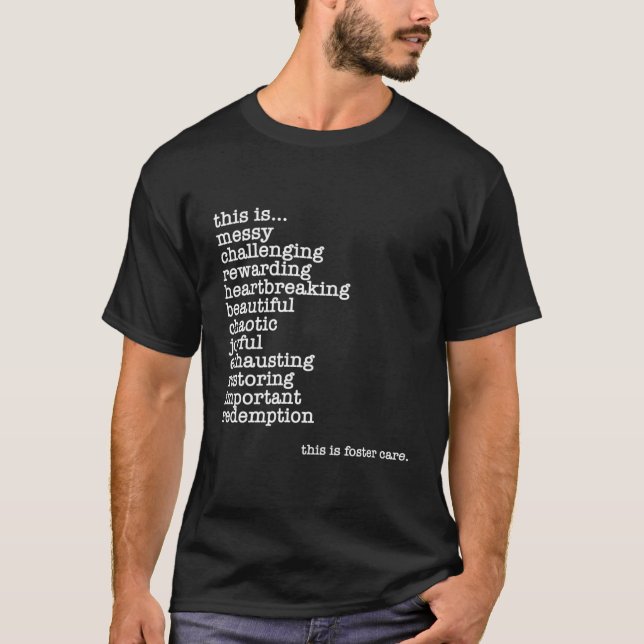 Foster Care Foster Parents Fostering Adoption Fost T-Shirt (Front)
