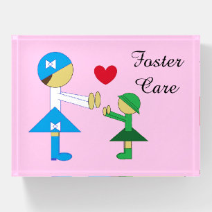 Foster Care in Pink: Paperweight