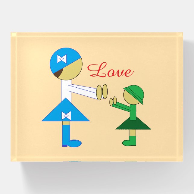 Foster Care: Paperweight (Front)