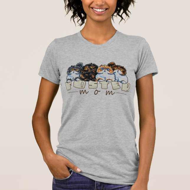 Foster Cat Mom T-Shirt (Front)