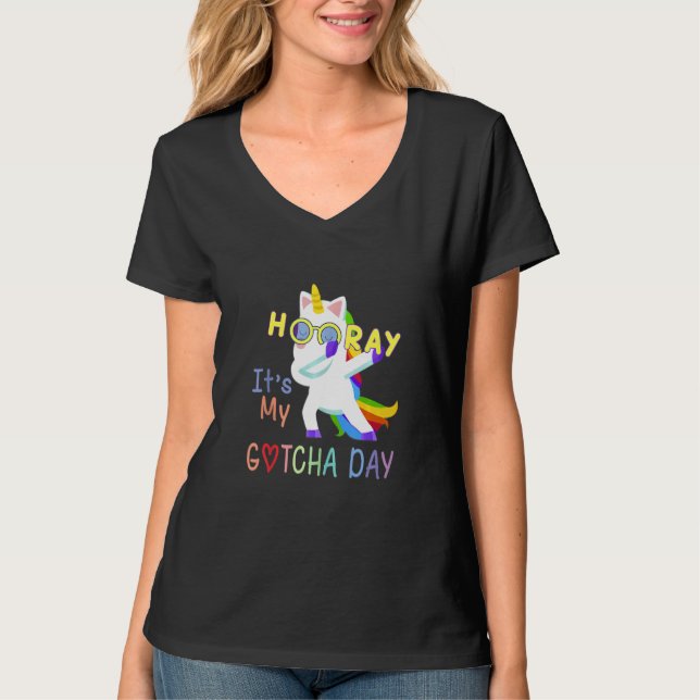 foster child adoption gifts Hooray It's My Gotcha  T-Shirt (Front)