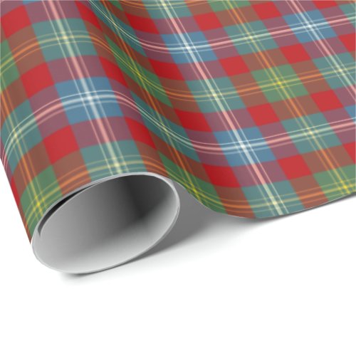 Foster Clan Ancient Tartan Wrapping Paper