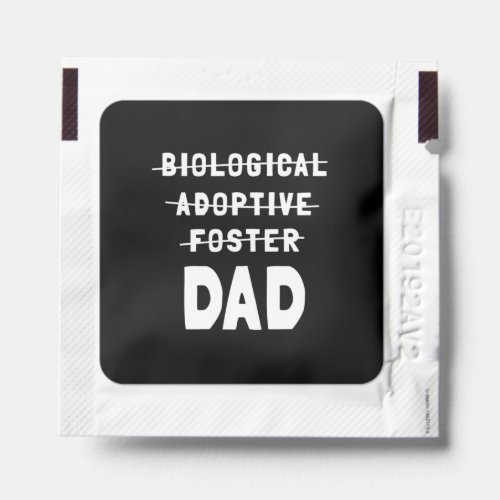 Foster Dad For Adoptive Dad Print Hand Sanitizer Packet