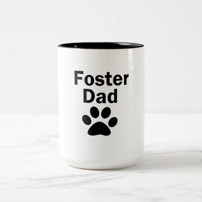 Foster Dad Two-Tone Coffee Mug (Center)