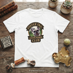 Foster Fail Lifetime Member – Retro Dog Rescue Tri-Blend Shirt