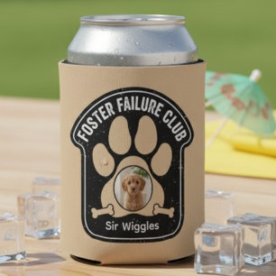 Foster Failure Club Heartfelt Paw Graphic Can Cooler