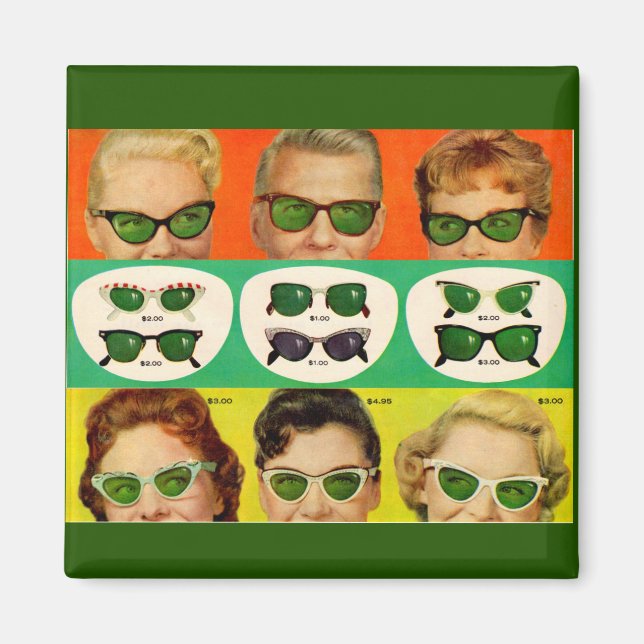 Foster Grant ad 1950s Magnet (Front)