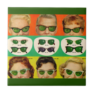 Foster Grant ad 1950s Tile