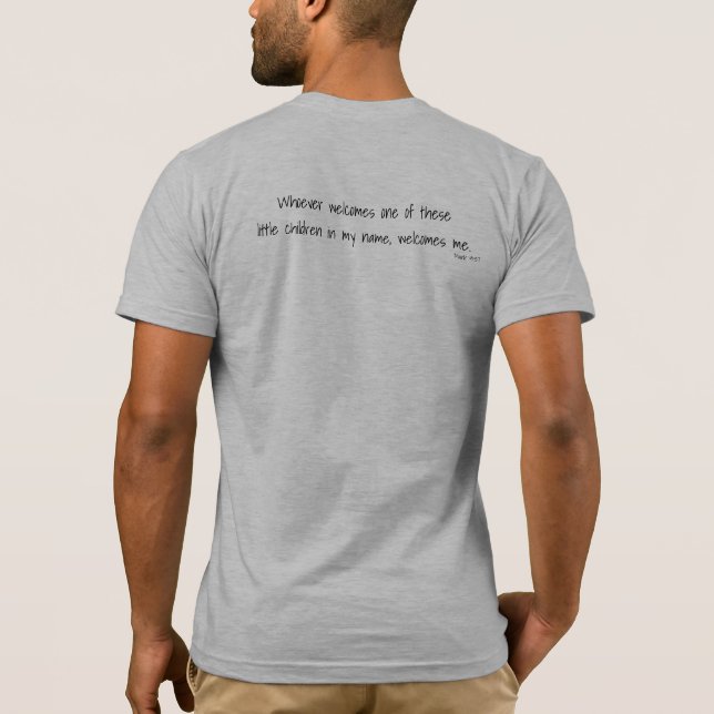 Foster Hope Love Men's T T-Shirt (Back)