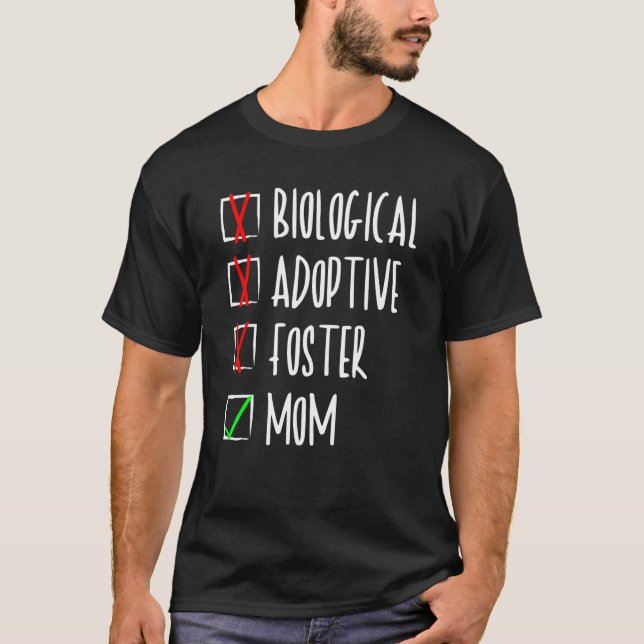 Foster Mom For Mom Women Foster Mom Parent Care 5 T-Shirt (Front)
