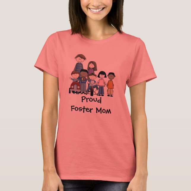 foster mom T'shirt T-Shirt (Front)
