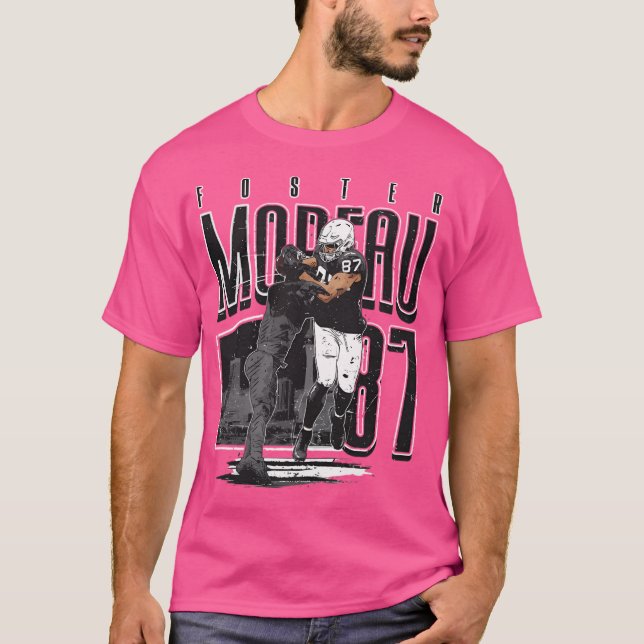 Foster Moreau Helmet Catch T-Shirt (Front)