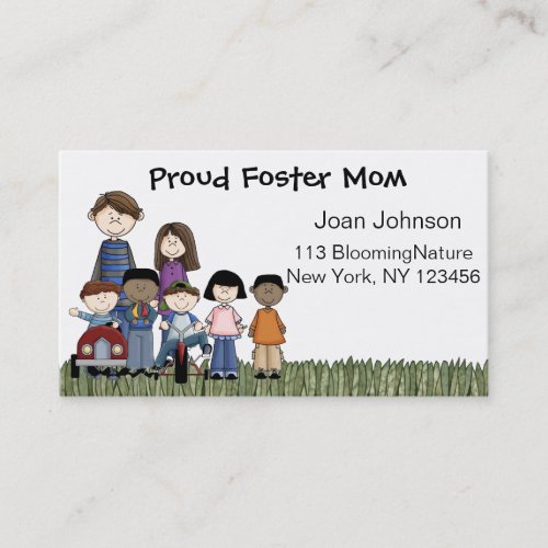 foster parent business cards