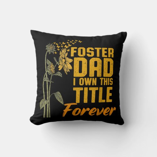 Foster Parent Mom Dad Foster Care  Throw Pillow