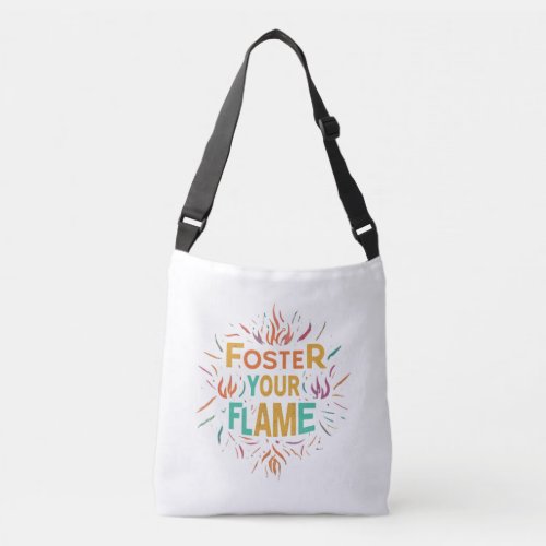 Foster Your Flame Cross Shoulder Bag Design