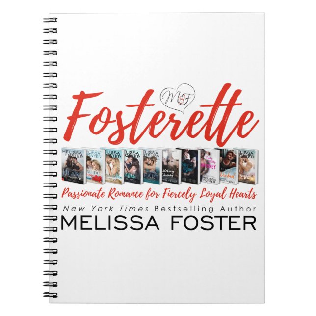 Fosterette 6.5" x 8.75" spiral notebook (Front)