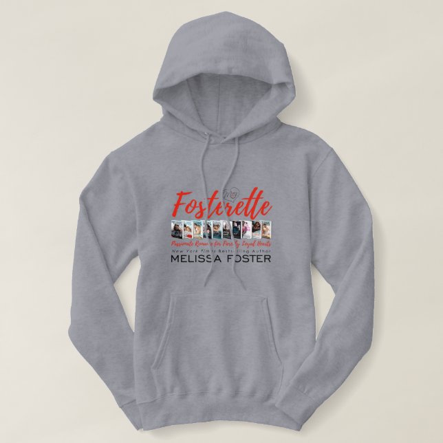 Fosterette Grey Hoodie (Design Front)