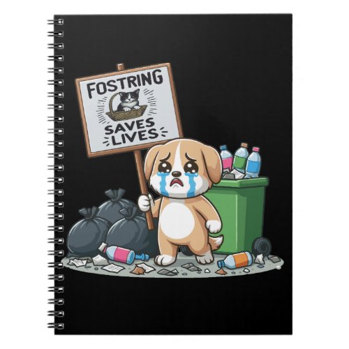 Fostering Saves Lives Adopt Dont Shop   Notebook