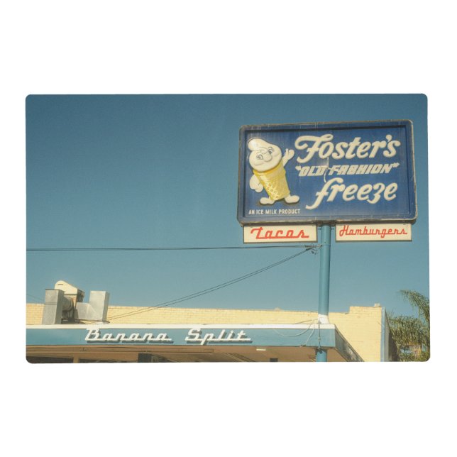 Foster's Freeze Placemat (Front)