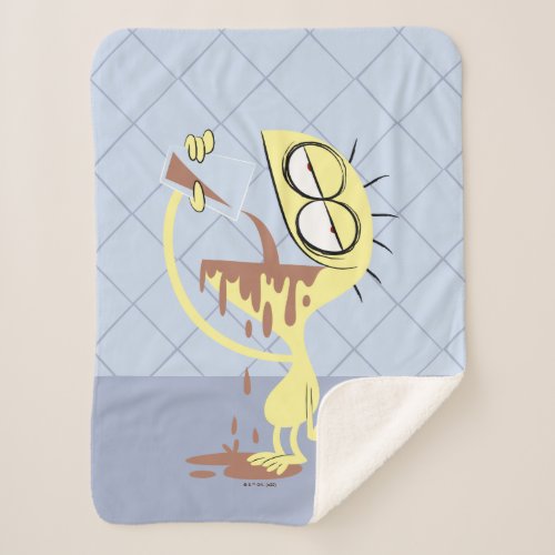 Fosters Home for Imaginary Friends  Cheese Sherpa Blanket