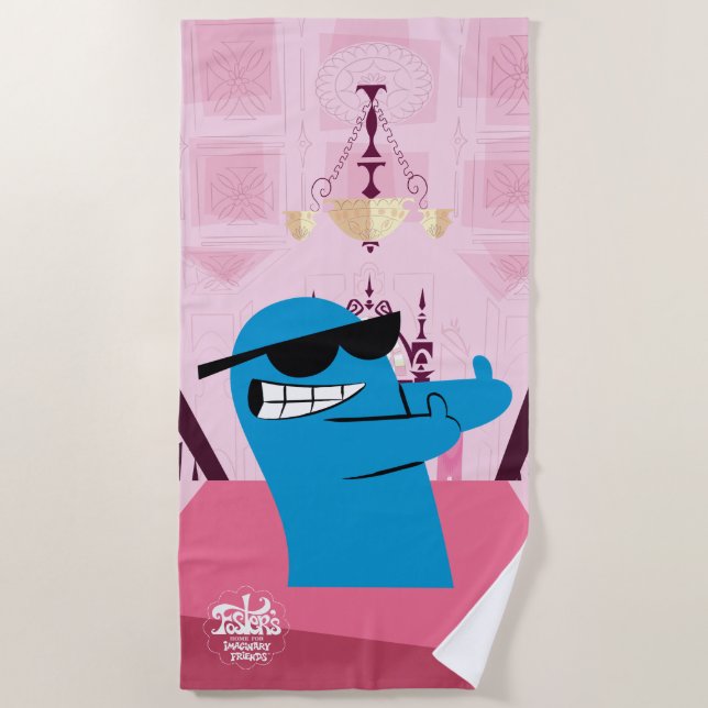 Foster's Home for Imaginary Friends | Cool Bloo Beach Towel (Front)