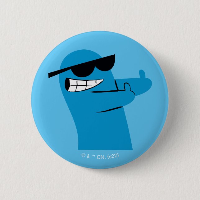 Foster's Home for Imaginary Friends | Cool Bloo Button (Front)