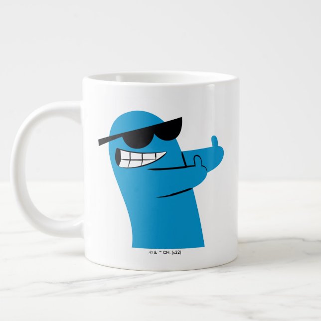 Foster's Home for Imaginary Friends | Cool Bloo Giant Coffee Mug (Left)