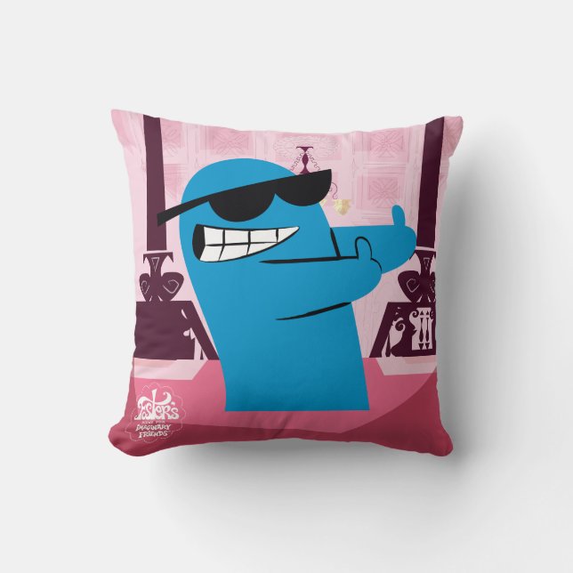 Foster's Home for Imaginary Friends | Cool Bloo Throw Pillow (Front)