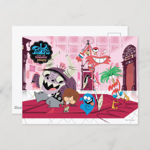 Foster's Home for Imaginary Friends Dancing Postcard
