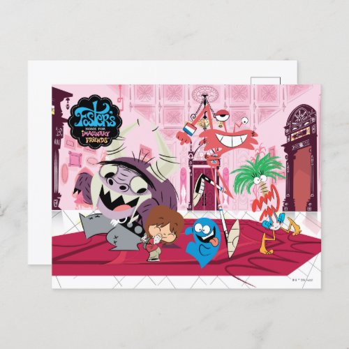 Fosters Home for Imaginary Friends  Dancing Postcard