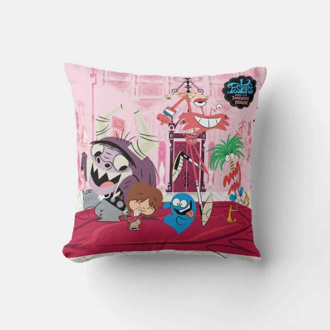 Foster's Home for Imaginary Friends | Dancing Throw Pillow (Front)