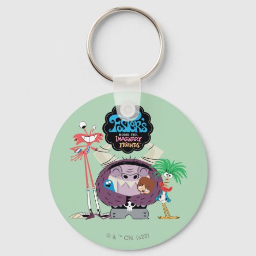 Fosters Home for Imaginary Friends  Group Hug Keychain