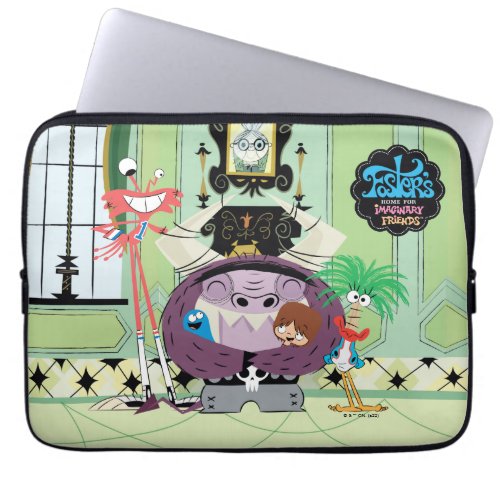 Fosters Home for Imaginary Friends  Group Hug Laptop Sleeve