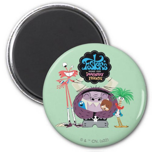 Fosters Home for Imaginary Friends  Group Hug Magnet