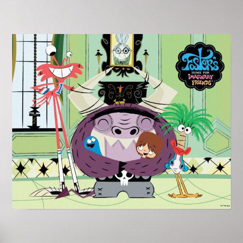 Fosters Home for Imaginary Friends  Group Hug Poster