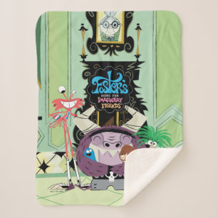 Foster's Home for Imaginary Friends Group Hug Sherpa Blanket