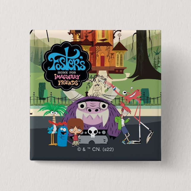 Foster's Home for Imaginary Friends | Hanging Out Button (Front)