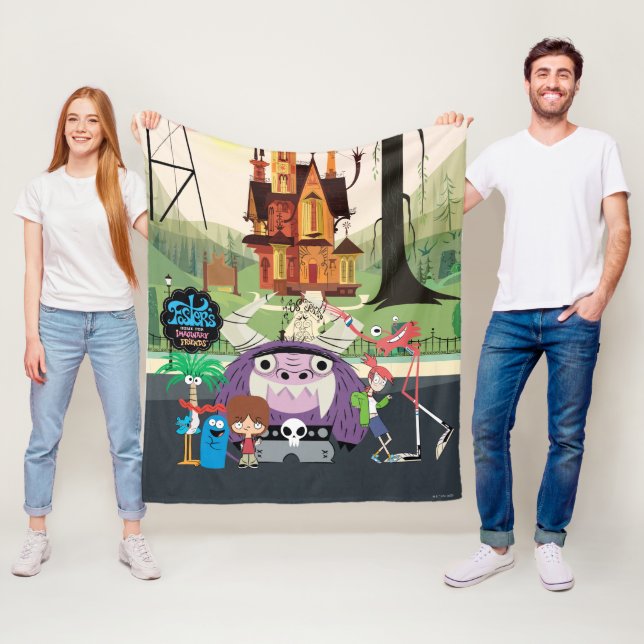 Foster's Home for Imaginary Friends | Hanging Out Fleece Blanket (In Situ)