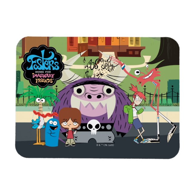 Foster's Home for Imaginary Friends | Hanging Out Magnet (Horizontal)