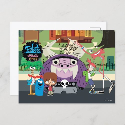 Fosters Home for Imaginary Friends  Hanging Out Postcard