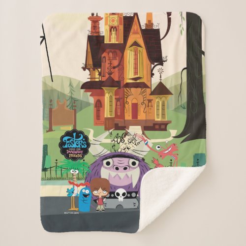 Fosters Home for Imaginary Friends  Hanging Out Sherpa Blanket