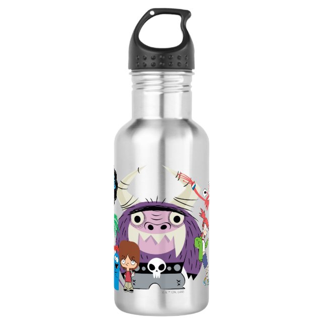 Foster's Home for Imaginary Friends | Hanging Out Stainless Steel Water Bottle (Front)
