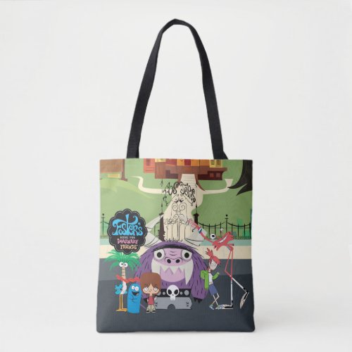 Fosters Home for Imaginary Friends  Hanging Out Tote Bag