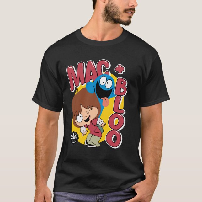Foster's Home for Imaginary Friends Mac and Bloo F T-Shirt (Front)