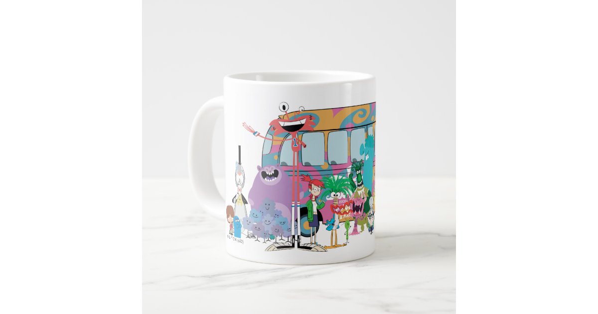 Fosters Home For Imaginary Friends Merchandise Foster's Home for Imaginary Friends | School Bus Giant Coffee Mug | Zazzle