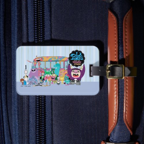 Fosters Home for Imaginary Friends  School Bus Luggage Tag