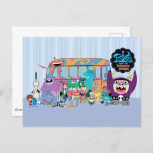 Foster's Home for Imaginary Friends School Bus Postcard