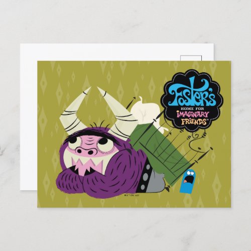 Fosters Home for Imaginary Friends  Under Bed Postcard