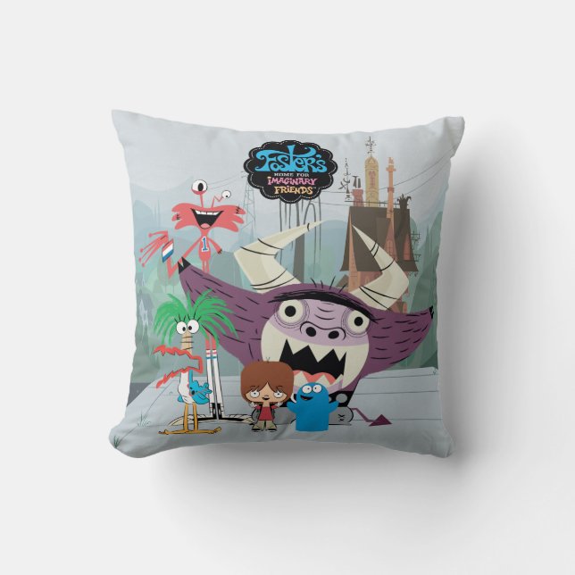 Foster's Home for Imaginary Friends | Welcome Throw Pillow (Front)