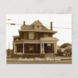 Fostoria Glass Museum Postcard
